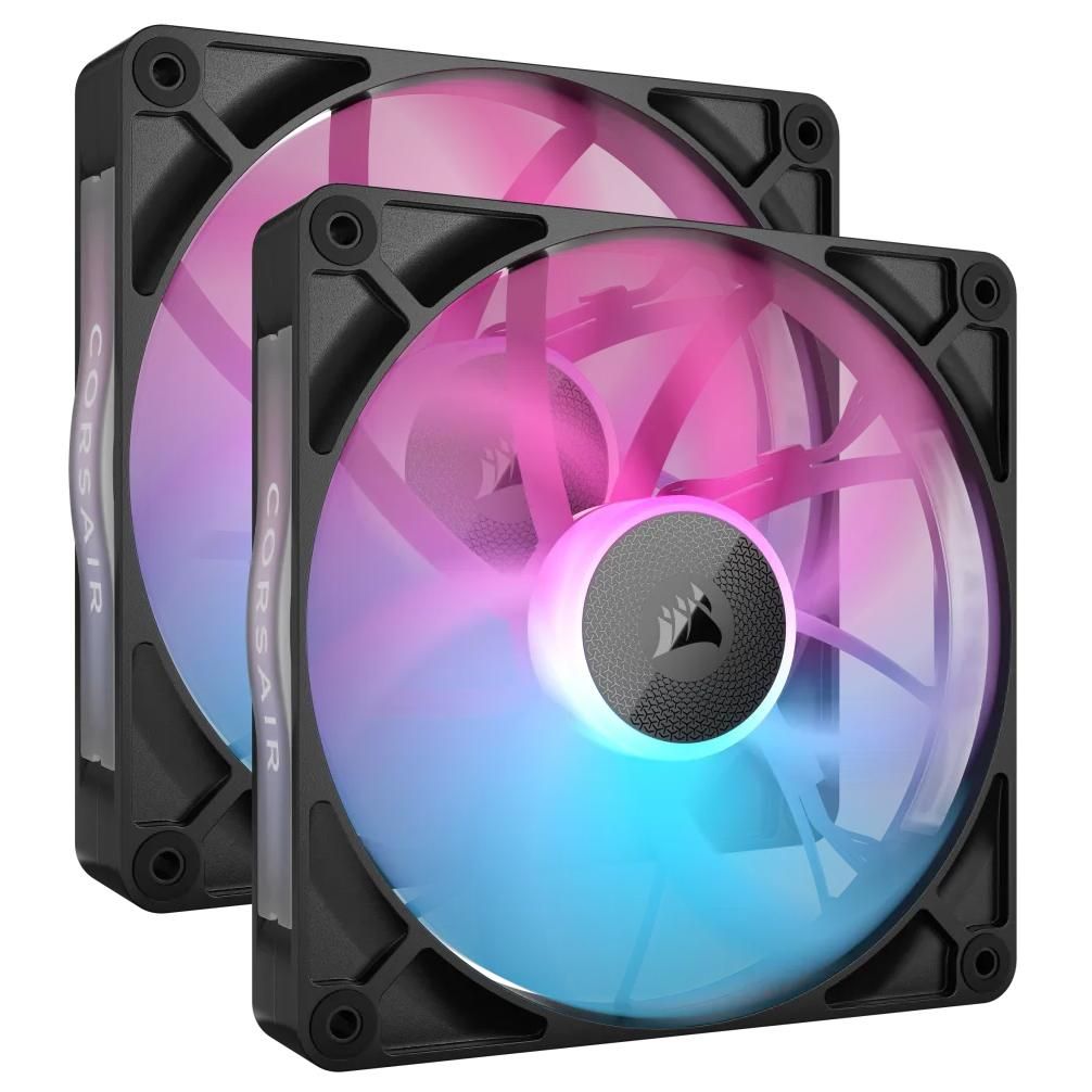 Corsair iCUE LINK RX140 RGB 14cm PC Fan (2-Pack) - Black