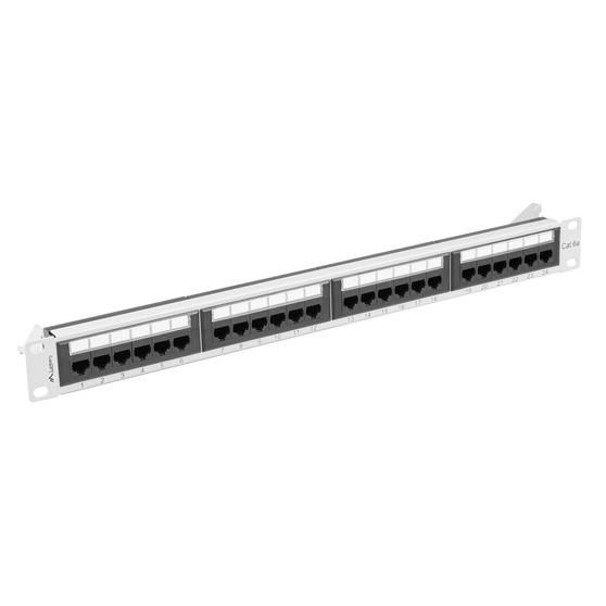 Lanberg 1U Cable Management Panel, Grey (Cat6a, U/UTP)