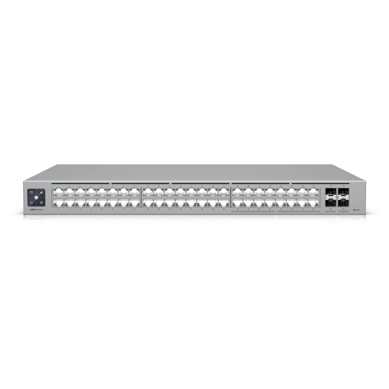 Commutateur Ubiquiti Pro Max 48 2,5 Gbit/s Ethernet (100/1000/2500) 1U Gris