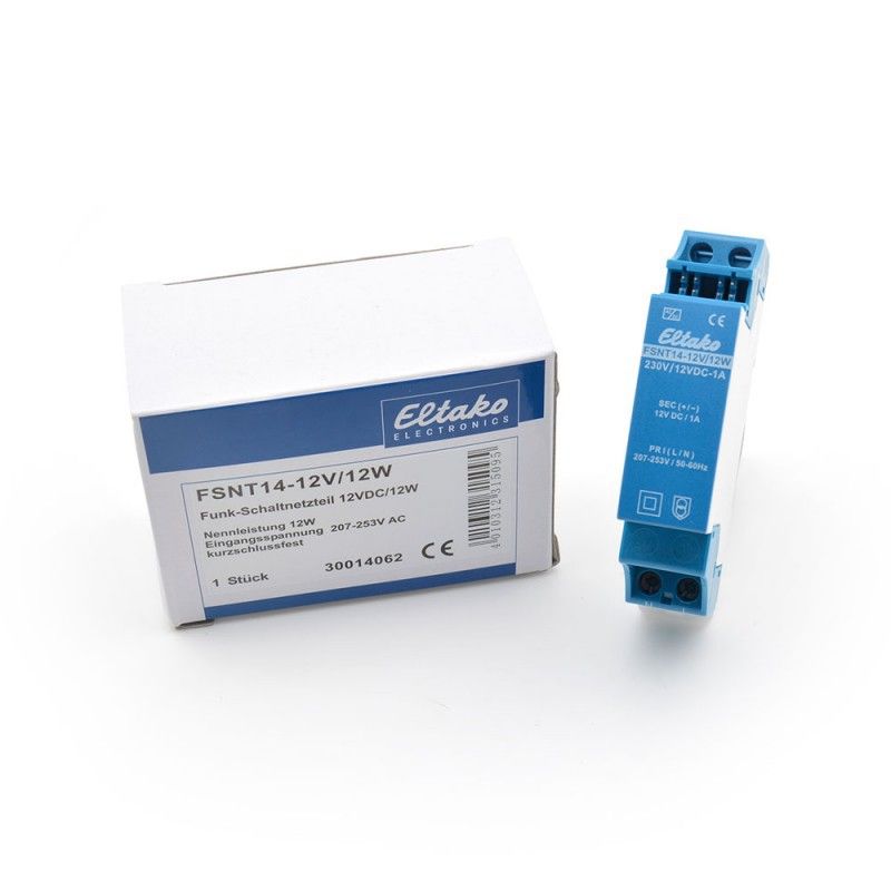 Eltako 12V/12W Rail DIN Series 14 Power Supply