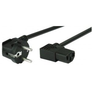 Shiverpeaks Power Cable, 1.8m, Schuko Angle, Black
