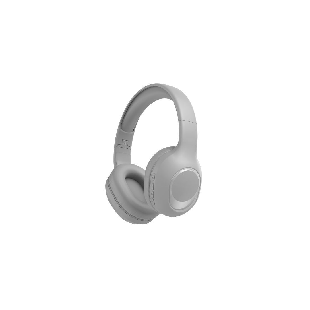 WE COSMO Bluetooth Headset V5.4 - Active Noise Cancellation - Adjustable Strap - Foldable - Sound Equalizer, Gray