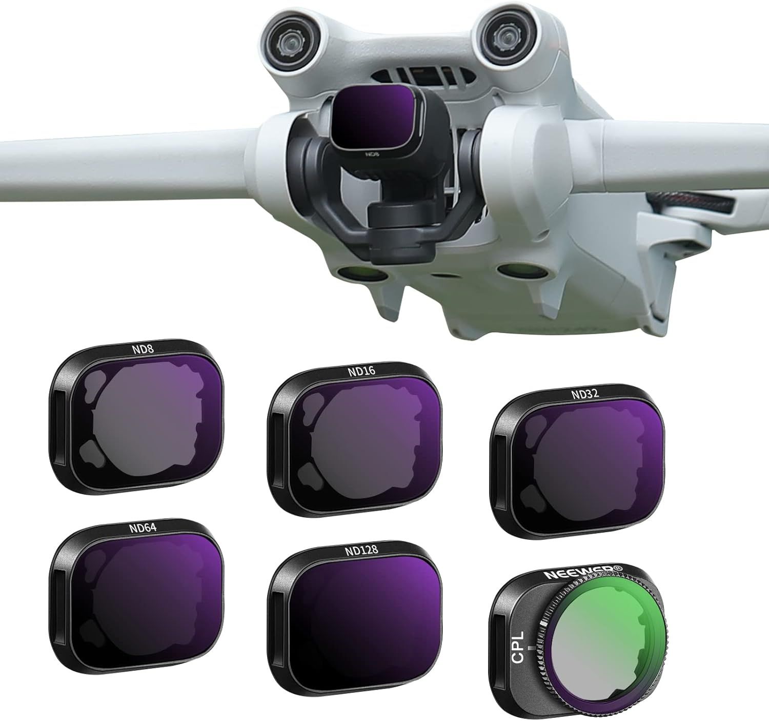Kit de filtros ND Neewer para DJI Mini 3/Mini 3 Pro