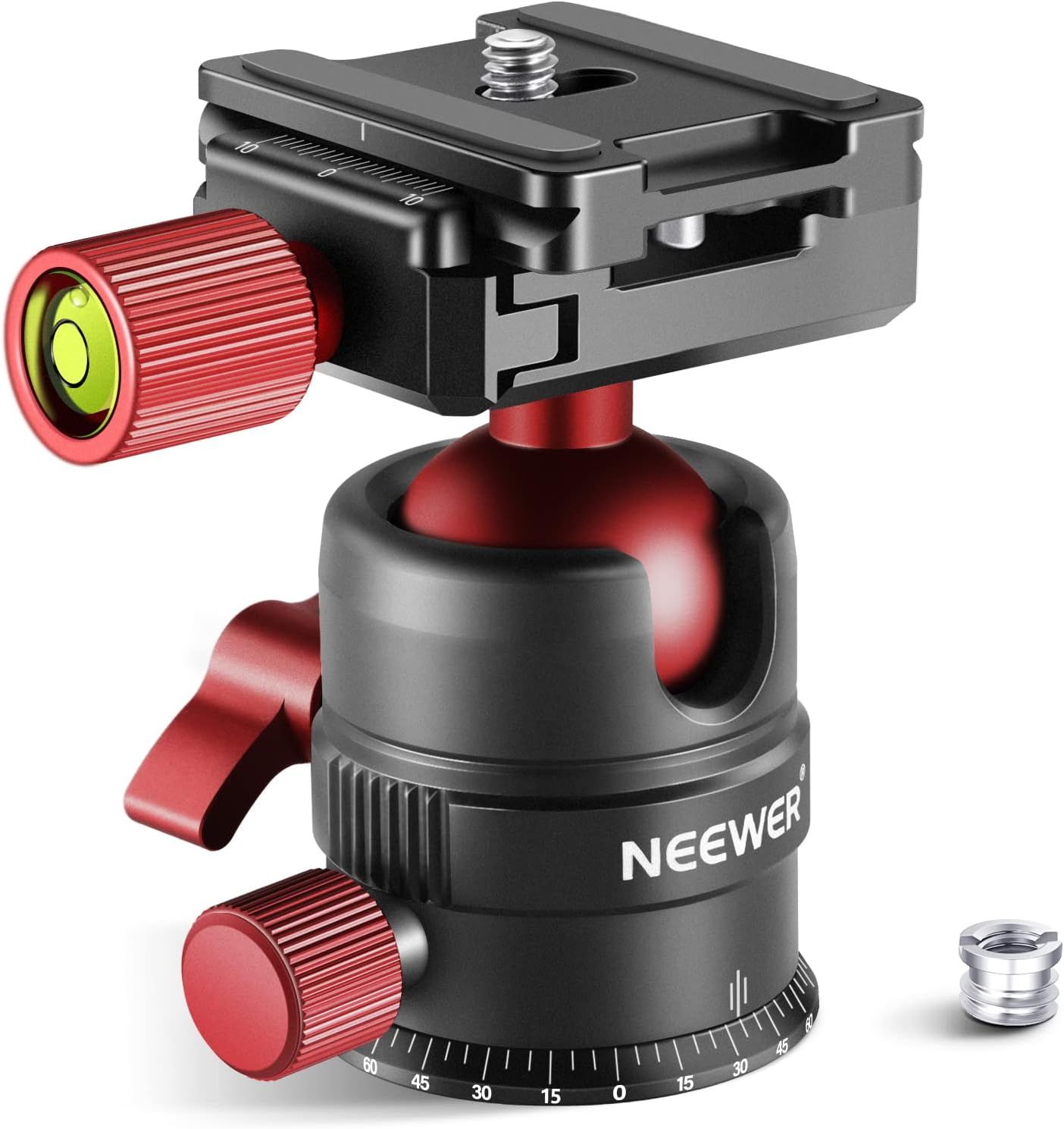 Tête Neewer panoramique à 360°, montage rapide avec filetage 1/4'' pour caméra et vidéo - GM28