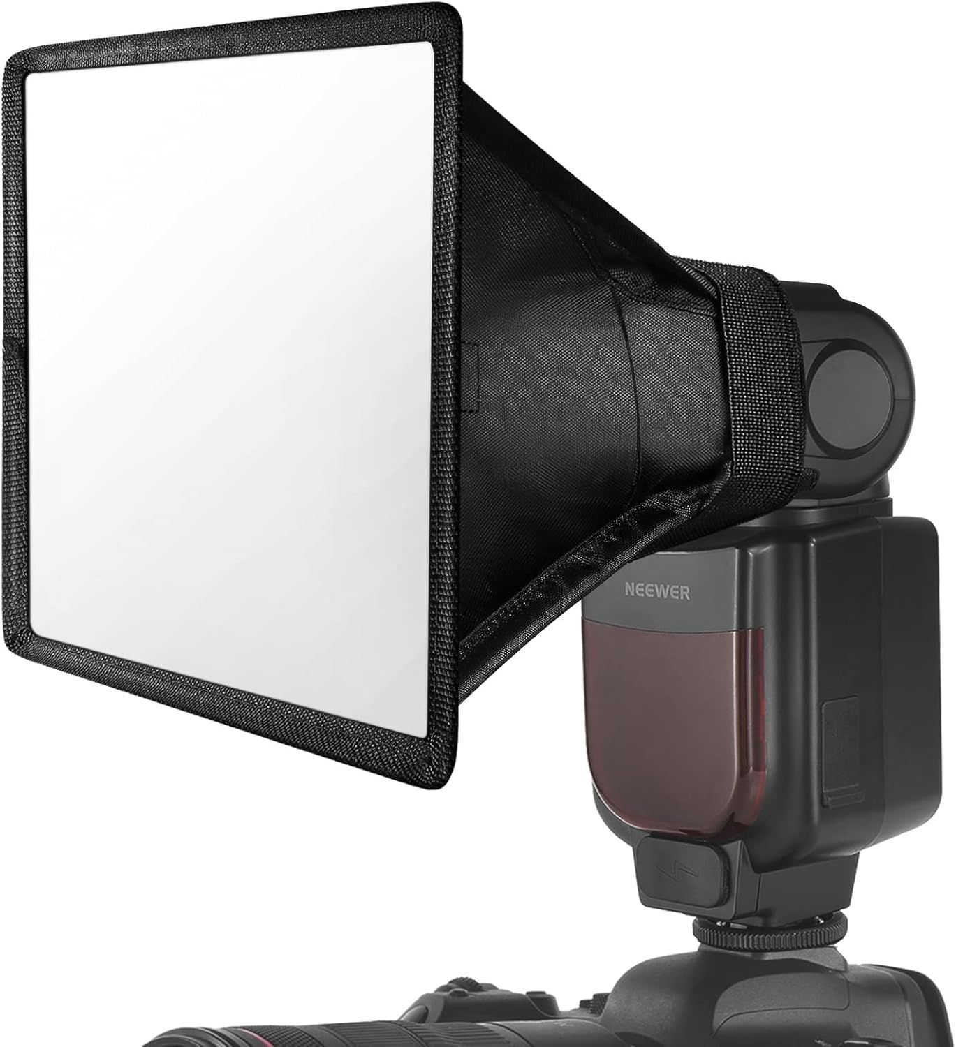 Softbox difusor de luz Neewer 6'x5', universal, plegable con funda de almacenamiento compatible con flashes Godox, Yongnuo, Canon y Nikon