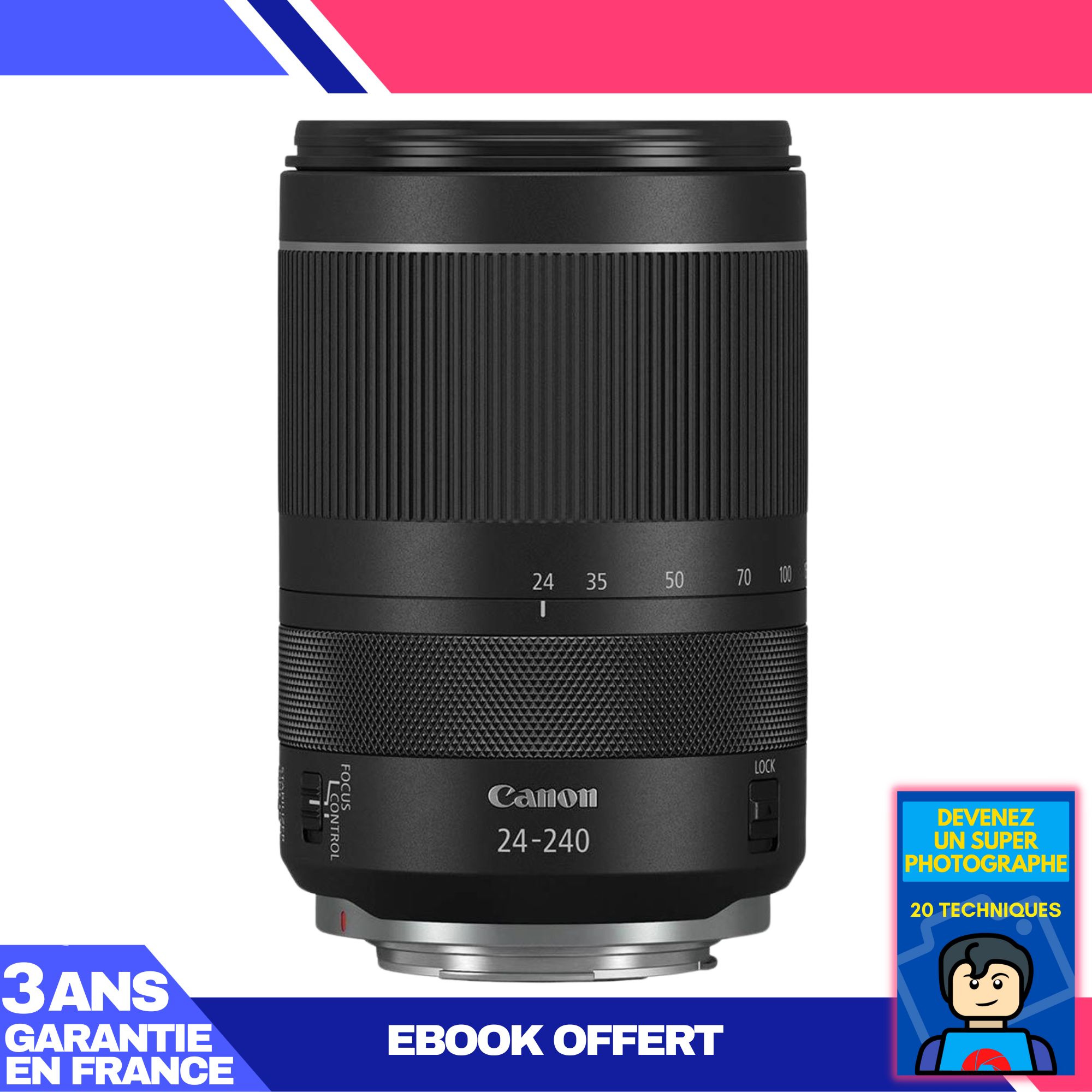 Canon RF 24-240mm f/4-6.3 IS USM Lens + 'Become a Super Photographer' Ebook