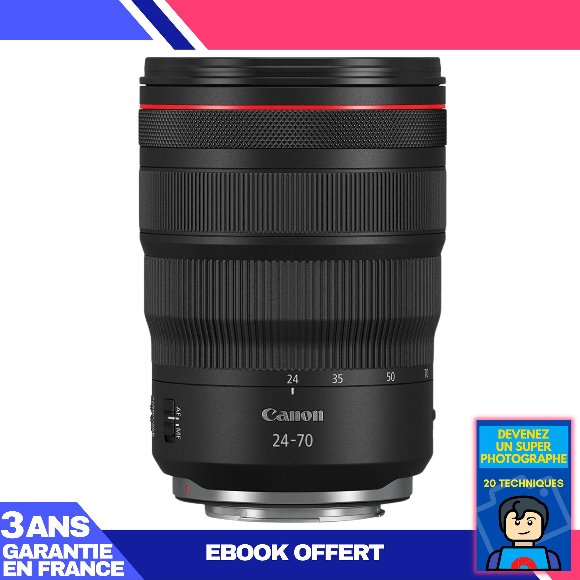 Canon RF 24-70mm f/2.8L IS USM Lens + 'Become a Super Photographer' Ebook