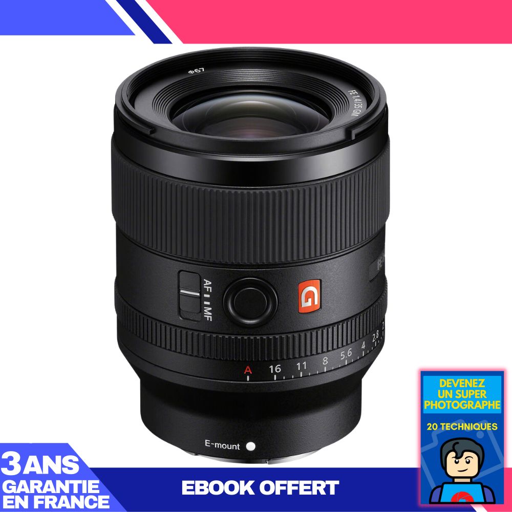 Sony FE 35mm f/1.4 GM Lens + Ebook Guide