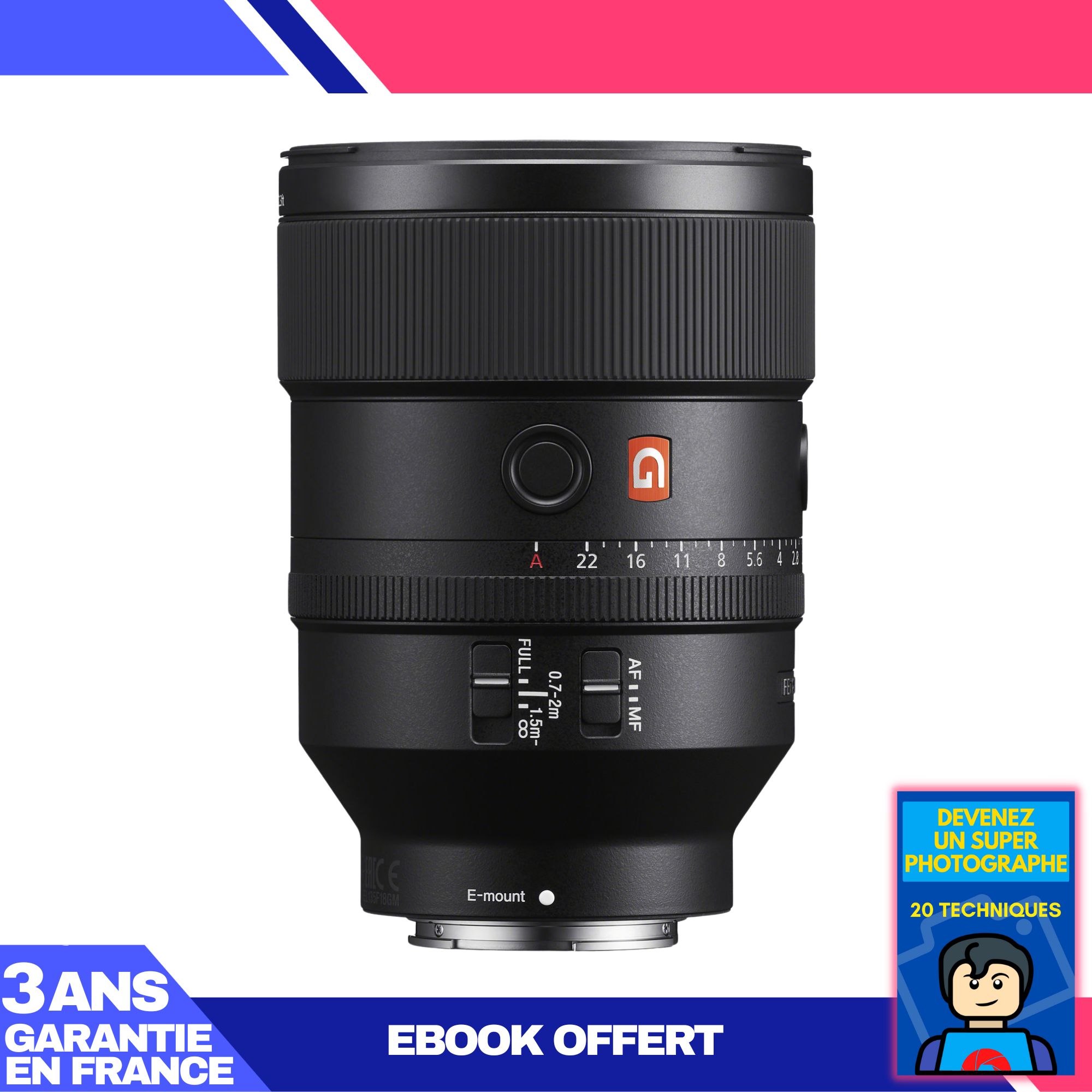 Sony FE 135mm f/1.8 GM Lens + 'Become a Super Photographer' Ebook