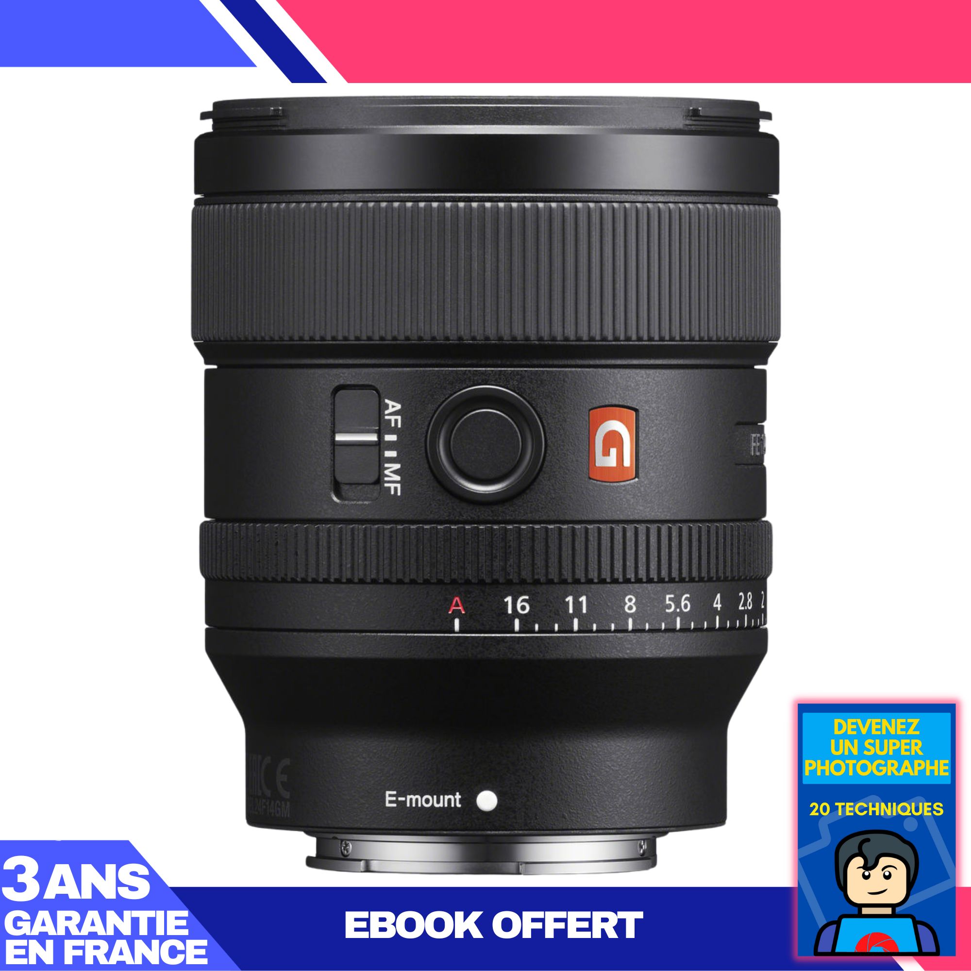 Sony FE 24mm F1.4 GM Lens + 'Become a Super Photographer' Ebook