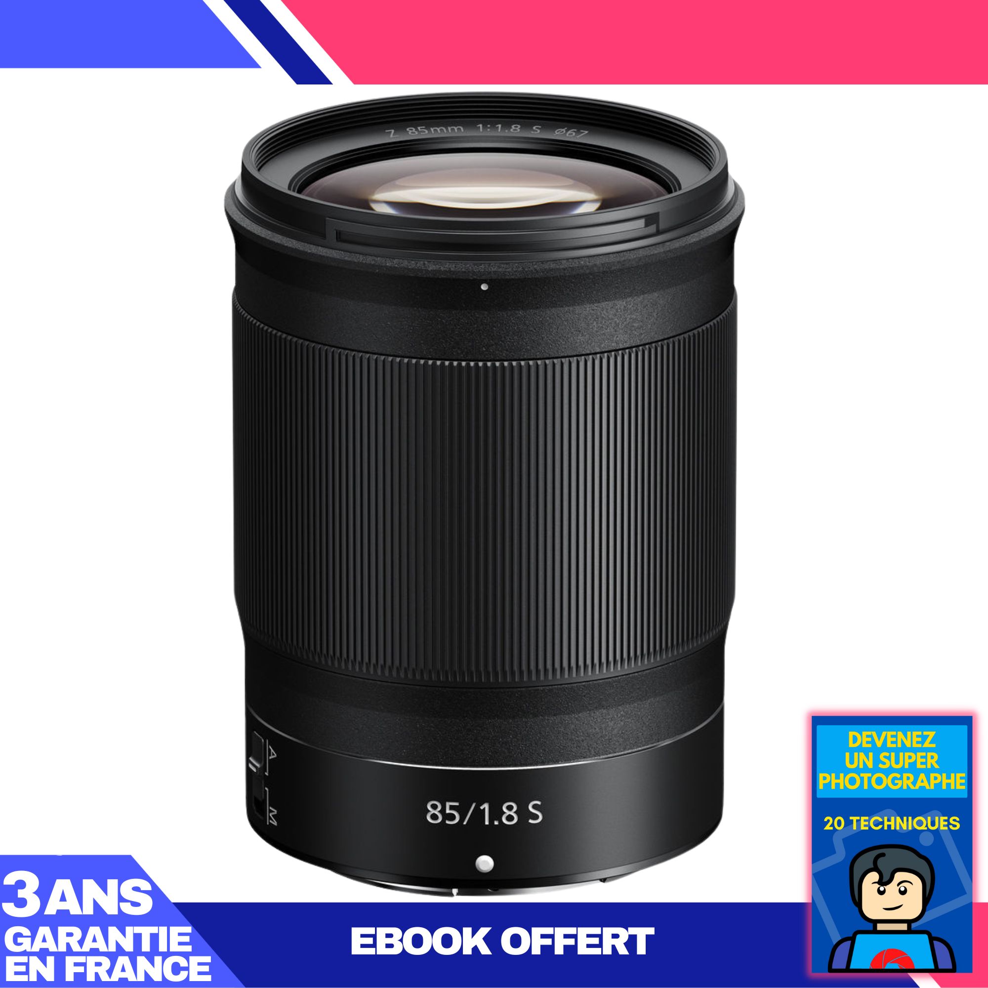 Nikon NIKKOR Z 85mm f/1.8 S Lens