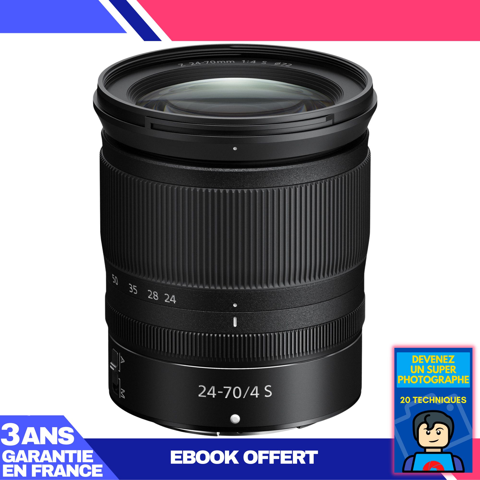 Nikon NIKKOR Z 24-70mm f/4 S Lens