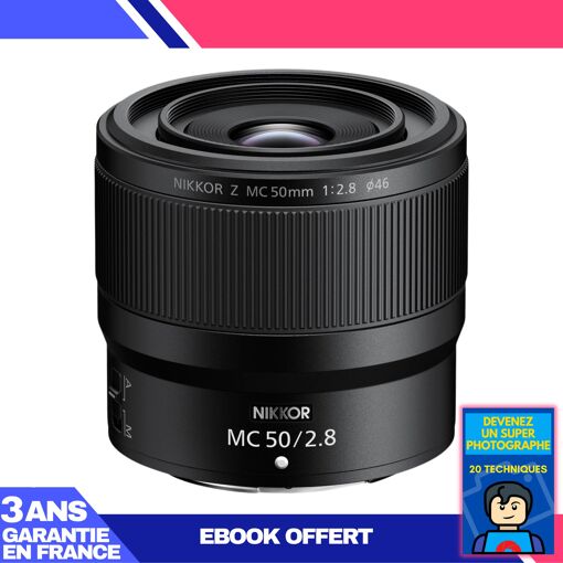 Nikon Nikkor Z 50mm F2.8 Macro + Ebook: Become a Super Photographer
