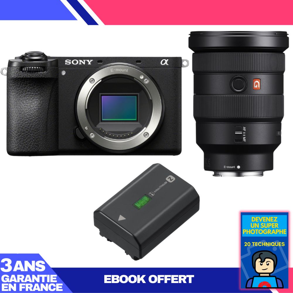 Sony A6700 Body + FE 16-35mm f/2.8 GM Lens + 1 Sony NP-FZ100 Battery + 'Become a Super Photographer' Ebook
