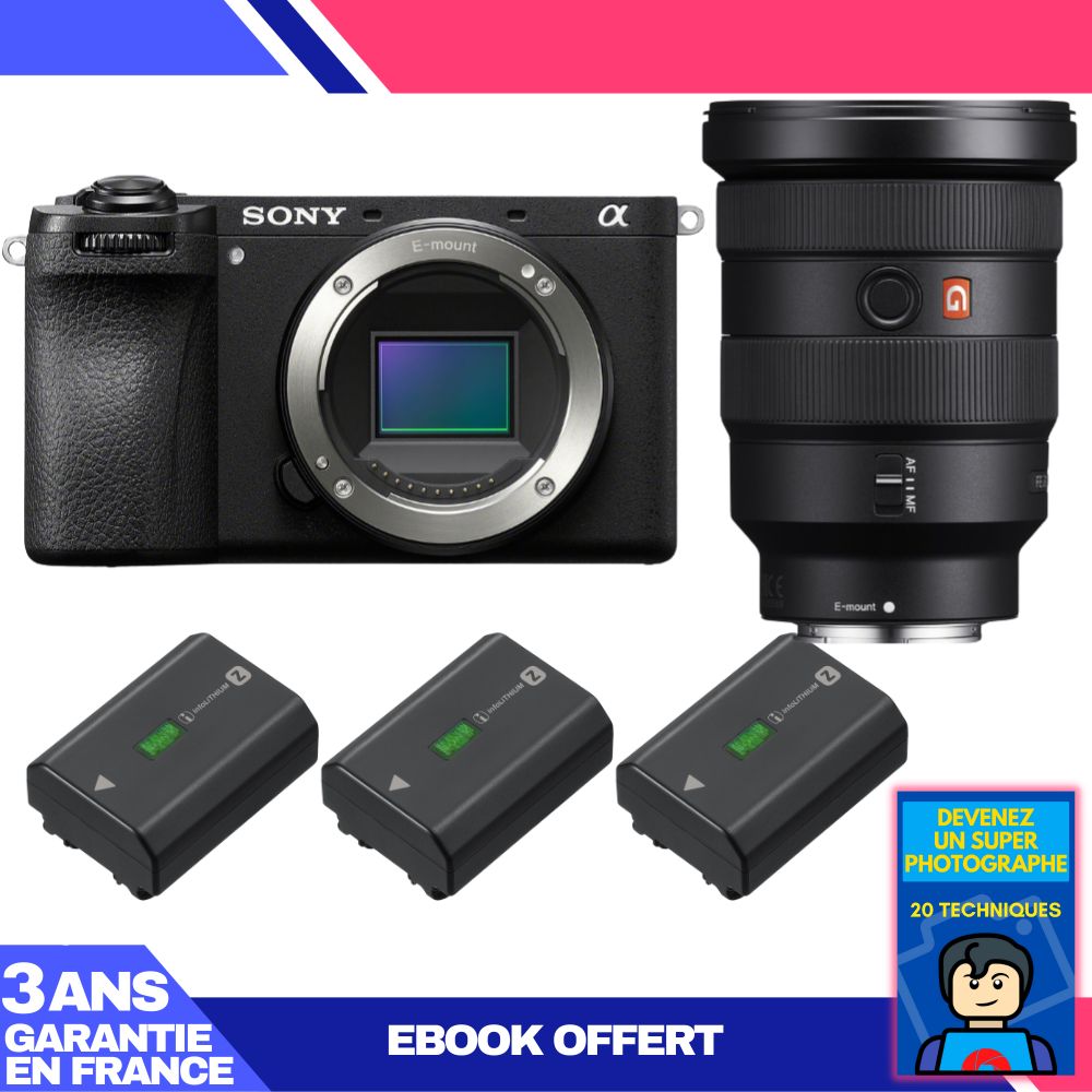 Sony A6700 Body + FE 16-35mm f/2.8 GM Lens + 3 Sony NP-FZ100 Batteries + 'Become a Master Photographer' Ebook