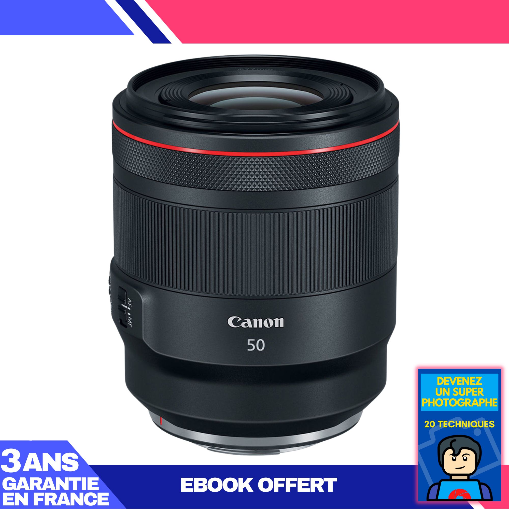 Canon RF 50mm f/1.2L USM Lens + 'Become a Master Photographer' Ebook