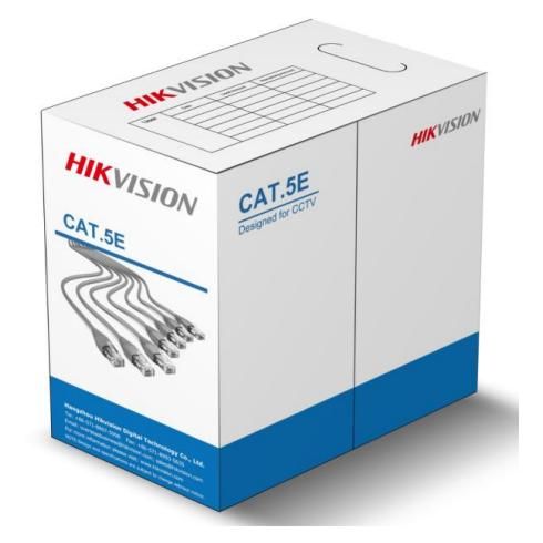 Hikvision DS-PL-5E Cat5e U/UTP Cable (305m, Gray)