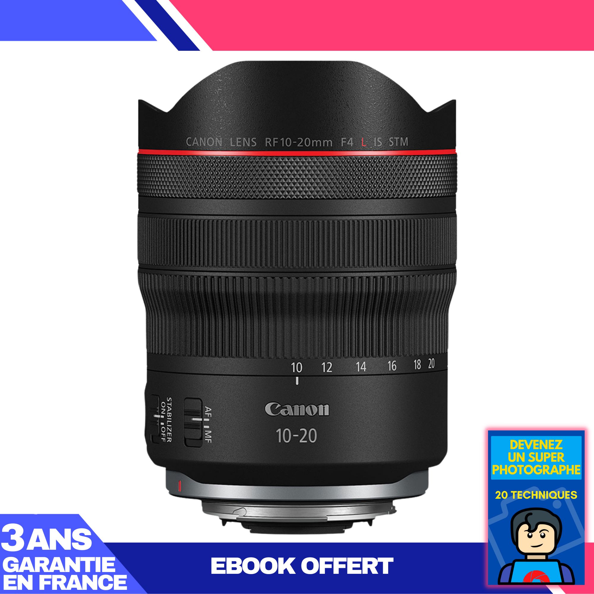 Canon RF 10-20mm f/4 L IS STM Lens + Ebook 'Become a Super Photographer'