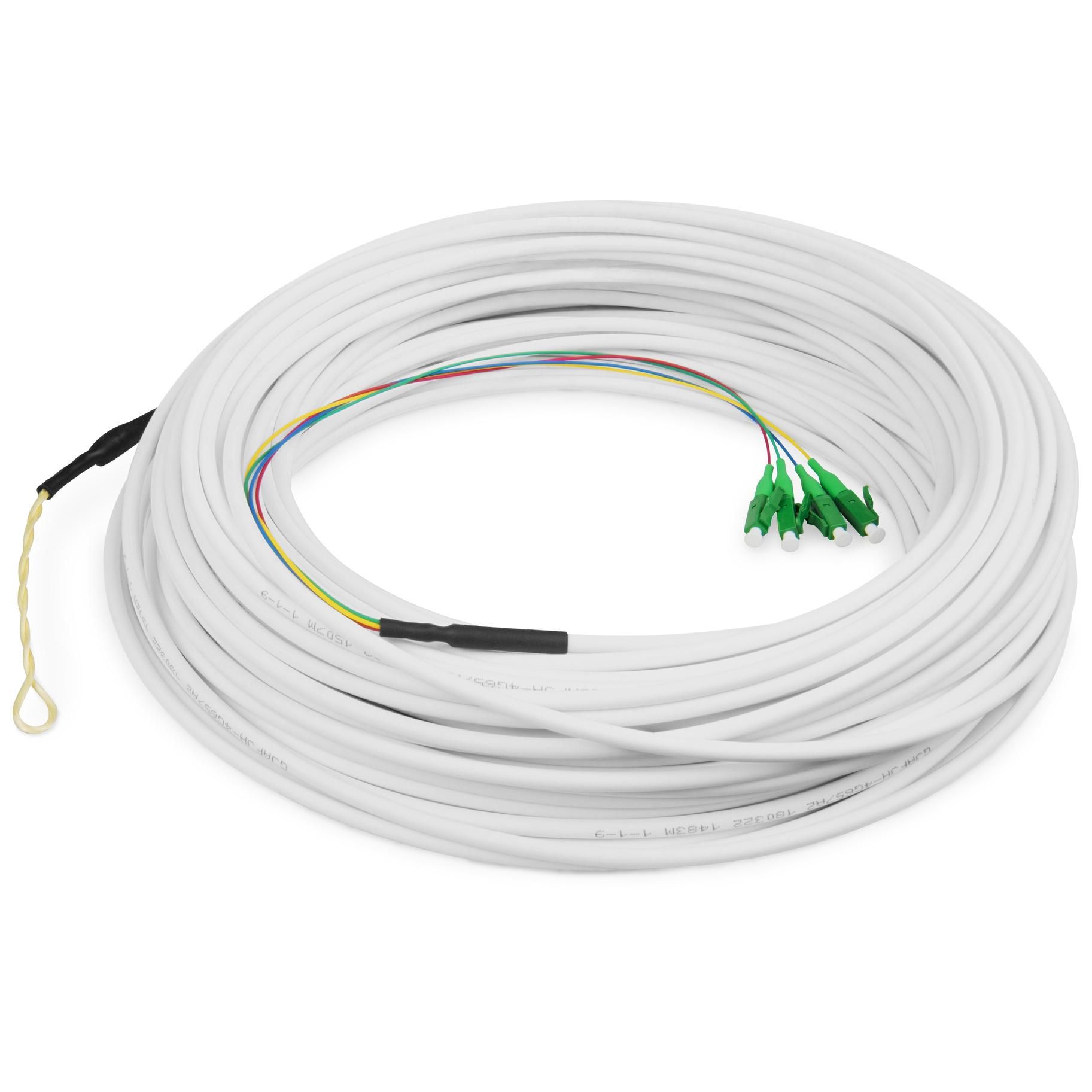 Digitus FTTH Monomode Fiber Cable, 4 LC/APC, 30m