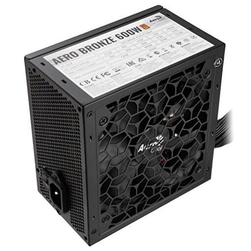 Fuente de alimentación ATX AeroCool Aero Bronce - 600W