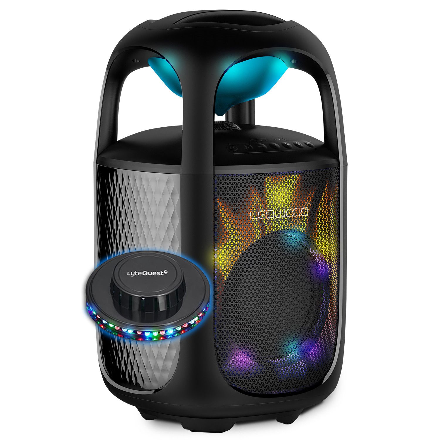 Ledwood DROP300 Autonomous Speaker, RGB Effect, 300W, 360° Sound, X-Bass, Bluetooth 5.3, IPX5 Projection, Light