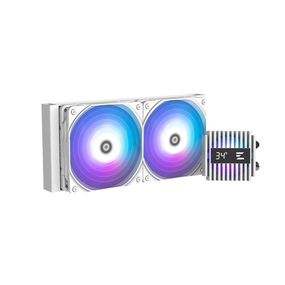 Kit de refroidissement par eau Zalman Alpha2 RGB - 240 mm (Blanc)