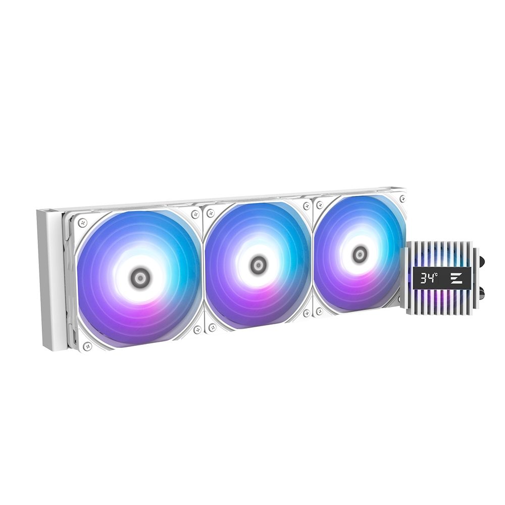 Kit de refroidissement par eau Zalman Alpha2 RGB - 360 mm (Blanc)