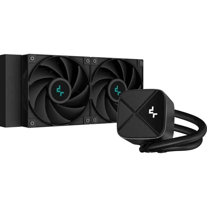 Deepcool Zero Dark 240mm Complete Water Cooling System, Black
