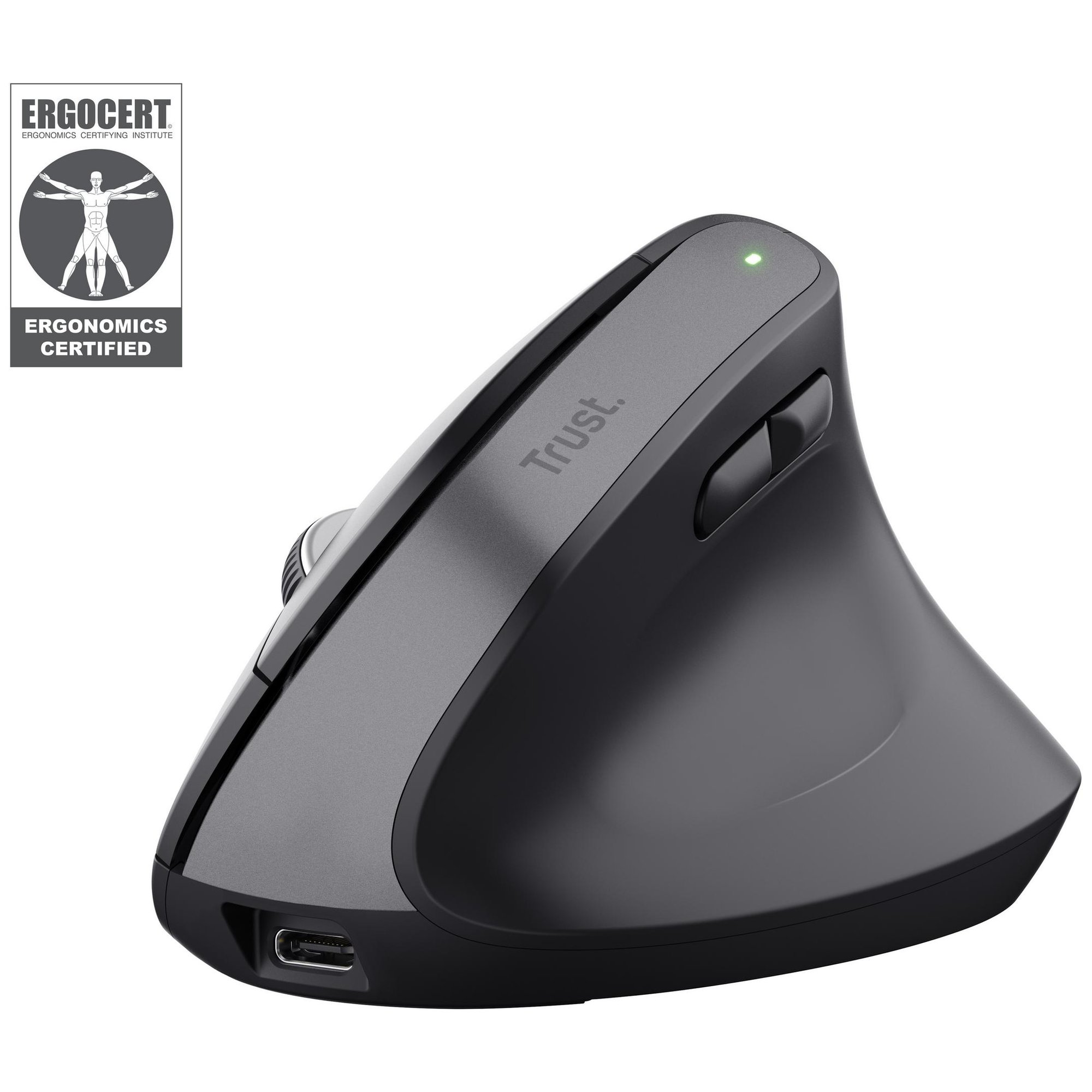 Ratón de oficina inalámbrico Trust Bayo+ para diestro con Bluetooth y 2400 DPI