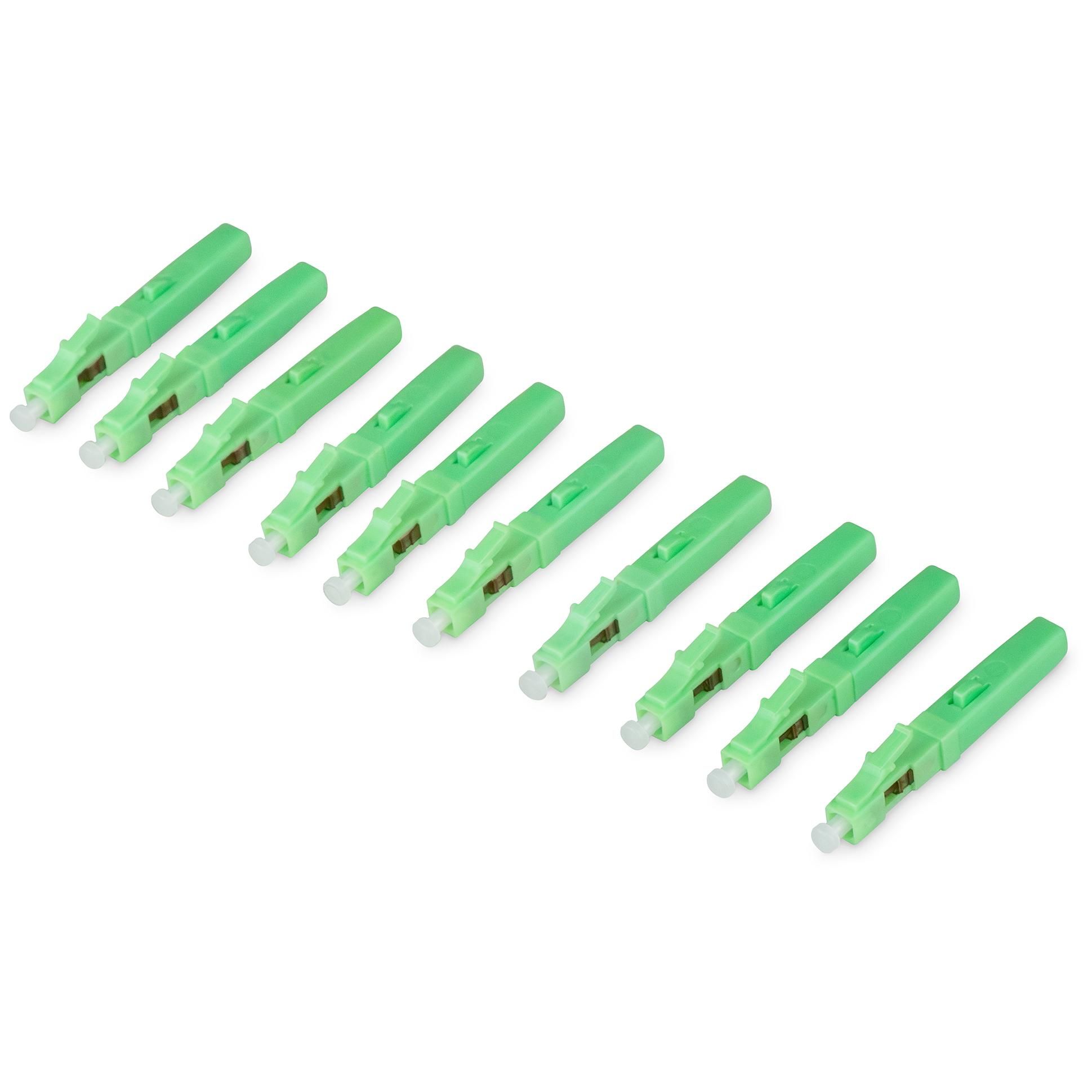 Digitus Outdoor Fiber Optic Connector, LC/APC Fast Connector (10-Pack)