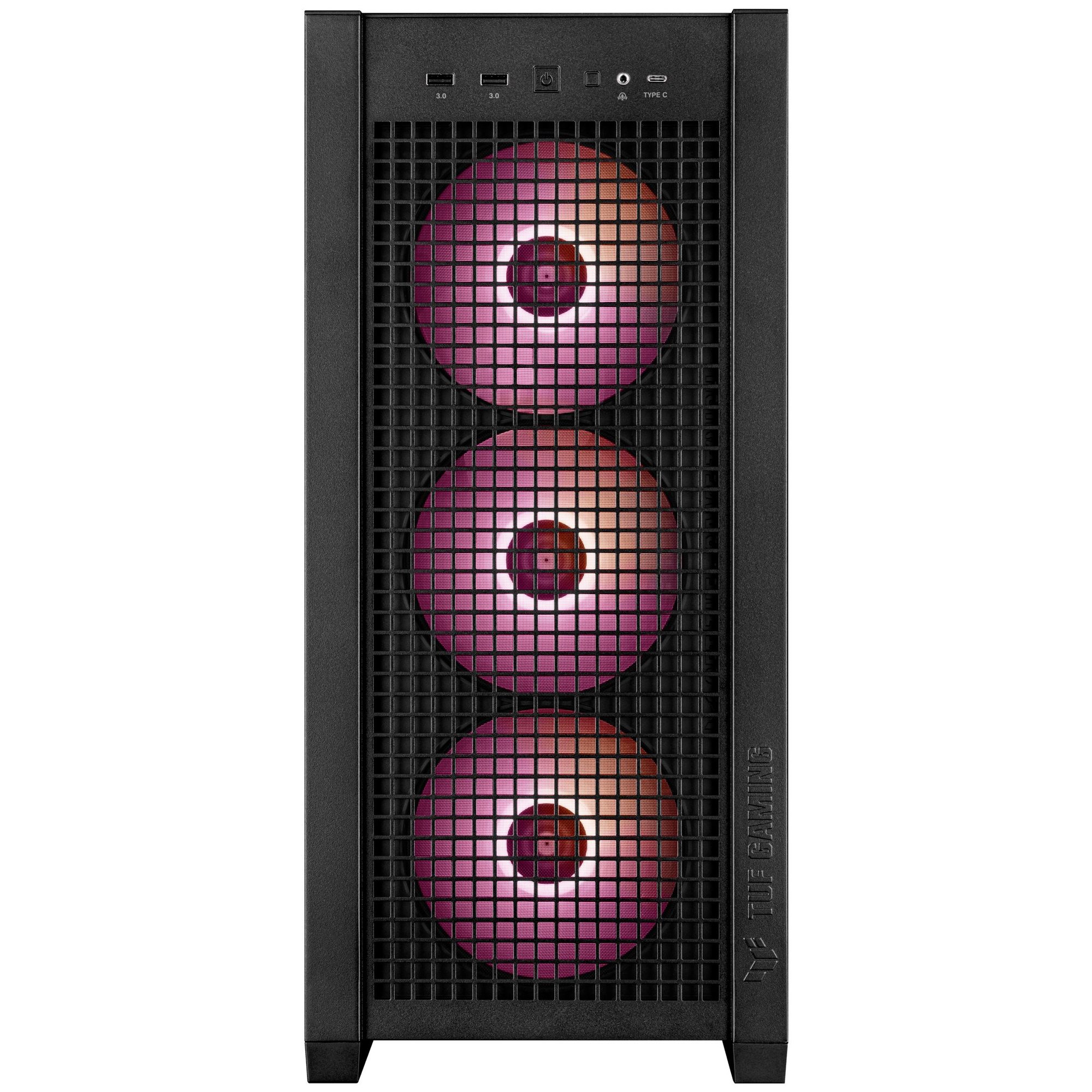 Boîtier ASUS TUF Gaming GT302 ARGB - Tour milieu - Noir - RGB - Fenêtre