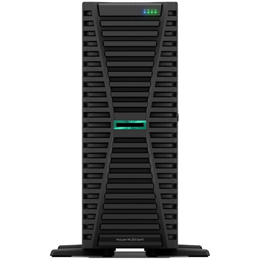 Servidor HPE ProLiant ML350 Gen11 4510 12 núcleos 64GB-R MR408i-o 8SFF 2x960GB SSD 2x1000W RPS UE