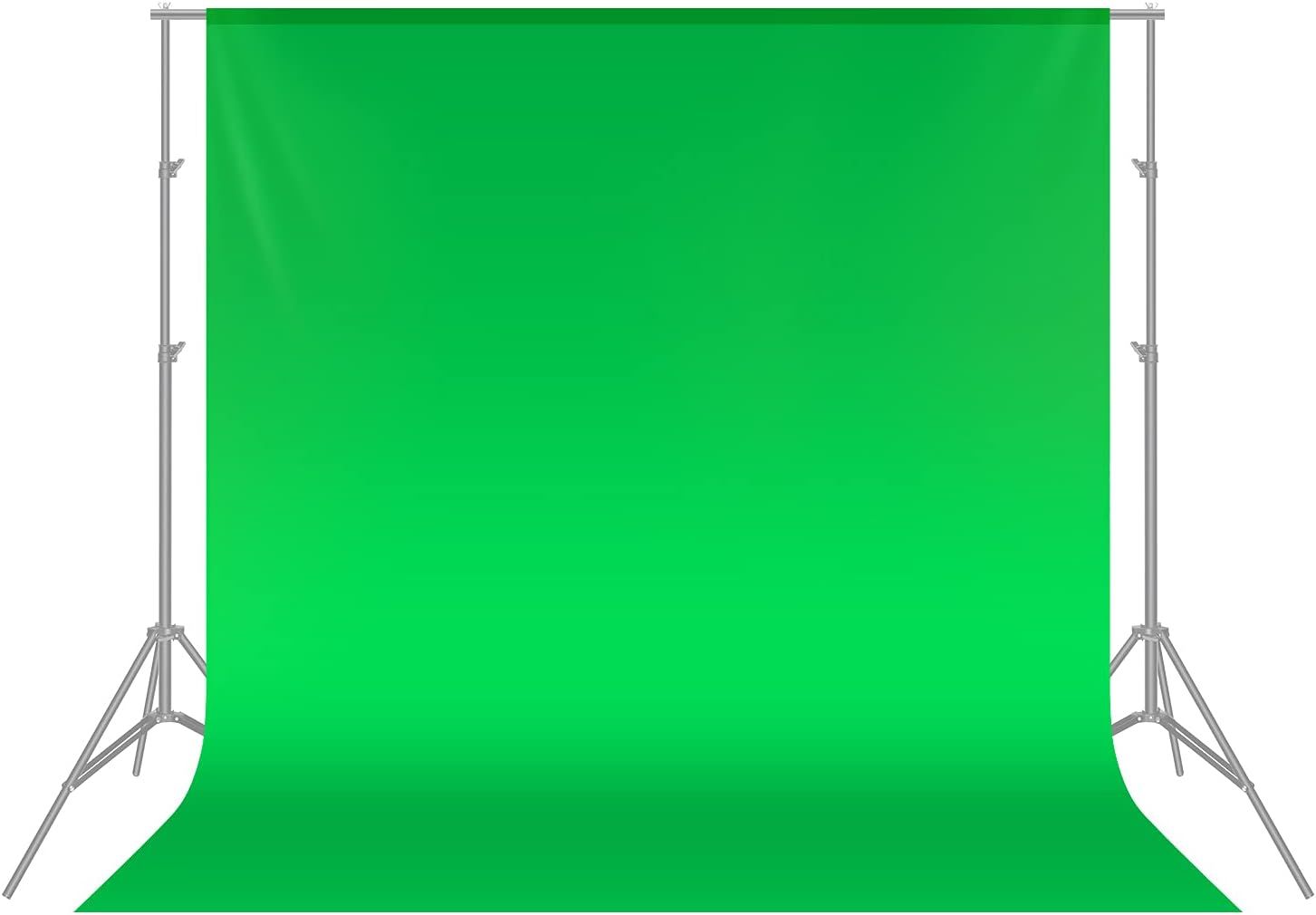 Neewer 6x9 Foot/1.8x2.8 Meter Foldable Muslin Background, 100% Cotton - Green