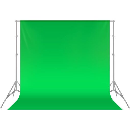 Neewer 6x9 Foot/1.8x2.8 Meter Foldable Muslin Background, 100% Cotton - Green
