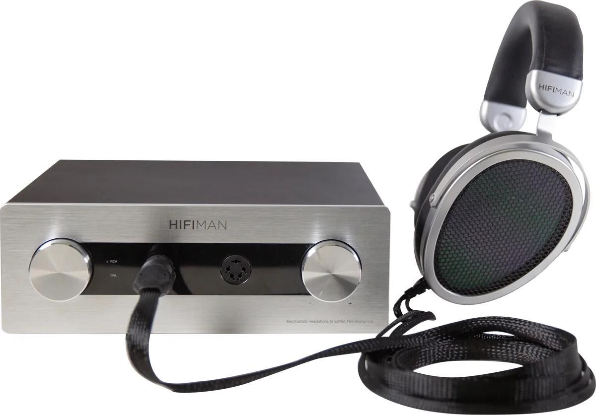 HiFiMAN Mini Shangri-La Headphone and Amplifier Pack (Size: 50mm Drivers, 100mW Power, Black)