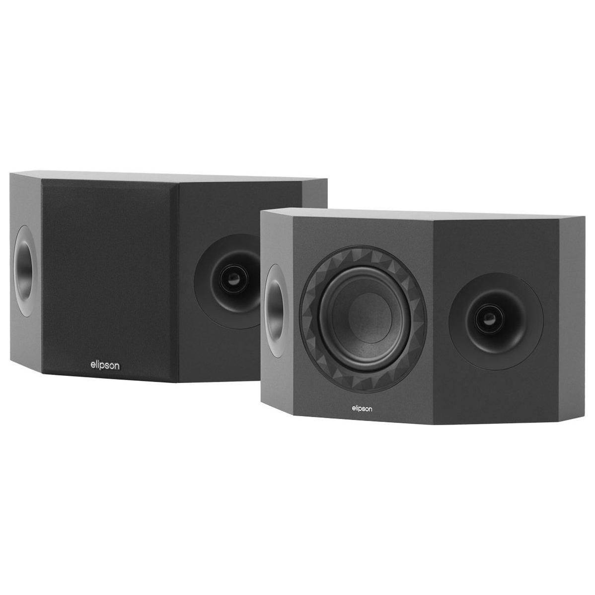 Elipson Prestige Facet II 7SR Mat Black Surround Sound Speaker