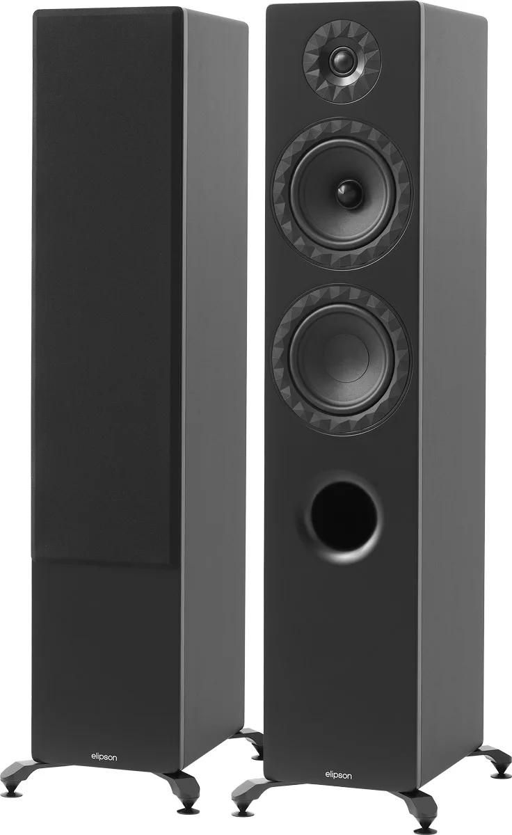 Haut-parleur colonne Elipson Prestige Facet II 14F Noir Mat