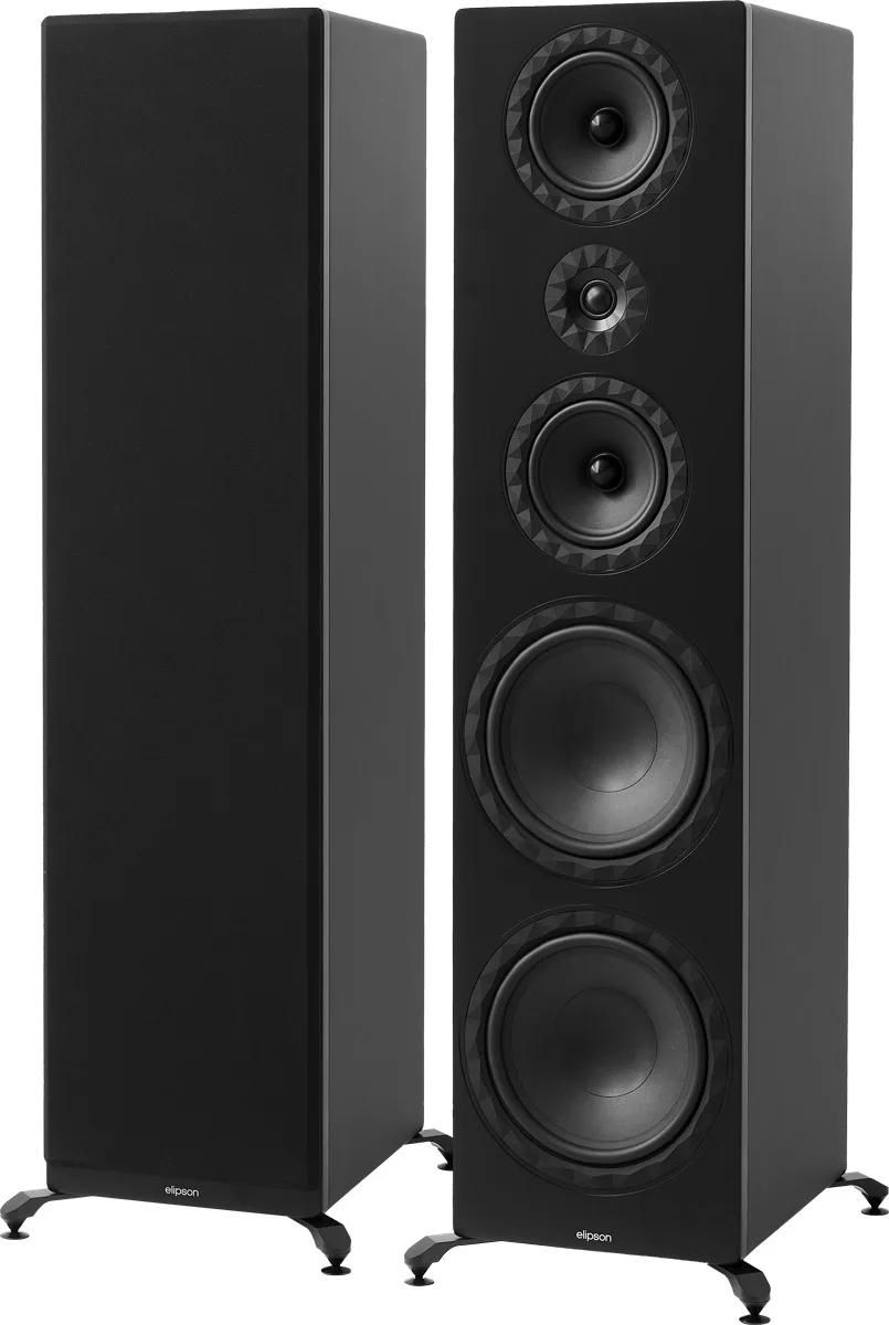 Elipson Prestige Facet II 34F Column Speaker, Matte Black