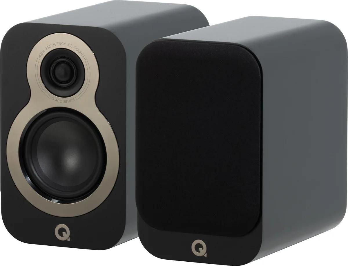 Q Acoustics 3010C Mat Black Bookshelf Speaker