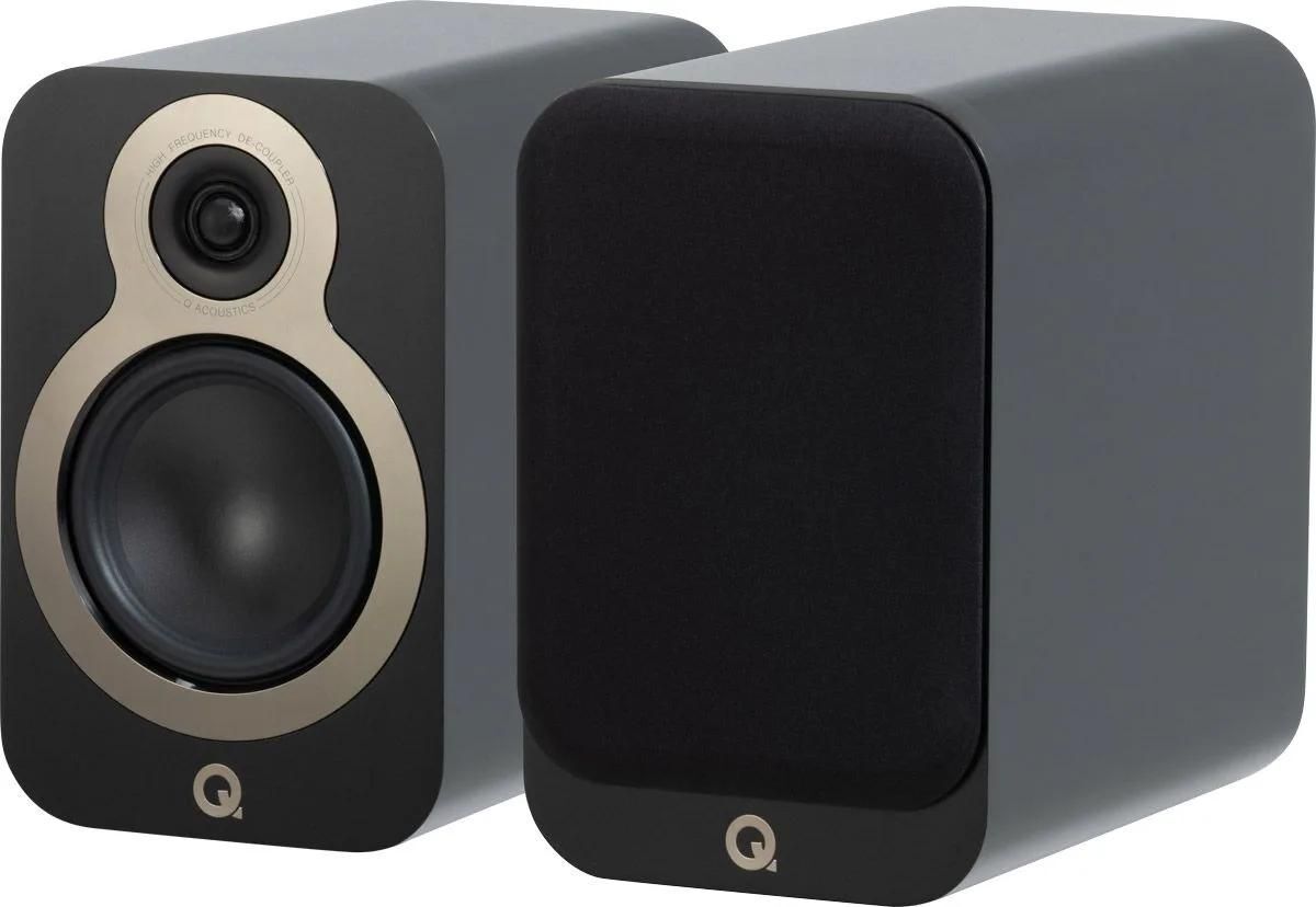Q Acoustics 3030C Matte Black Bookshelf Speaker