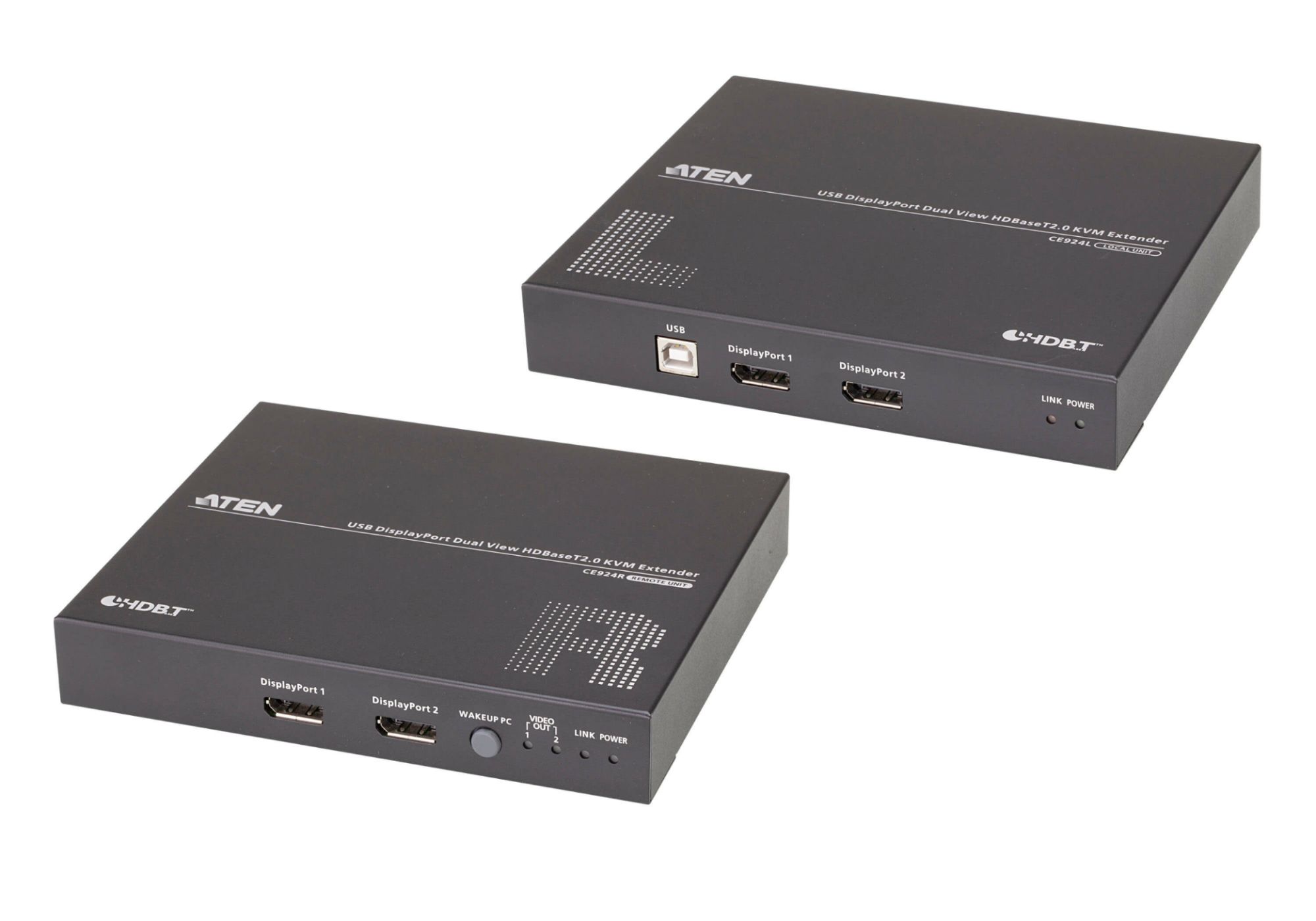 ATEN 4K Dual-View KVM Extension System with USB and DisplayPort (100m for Single View)