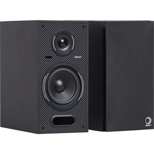 Enceinte sans fil Elipson Horus 6B Active BT Phono Noir Carbone (la paire)