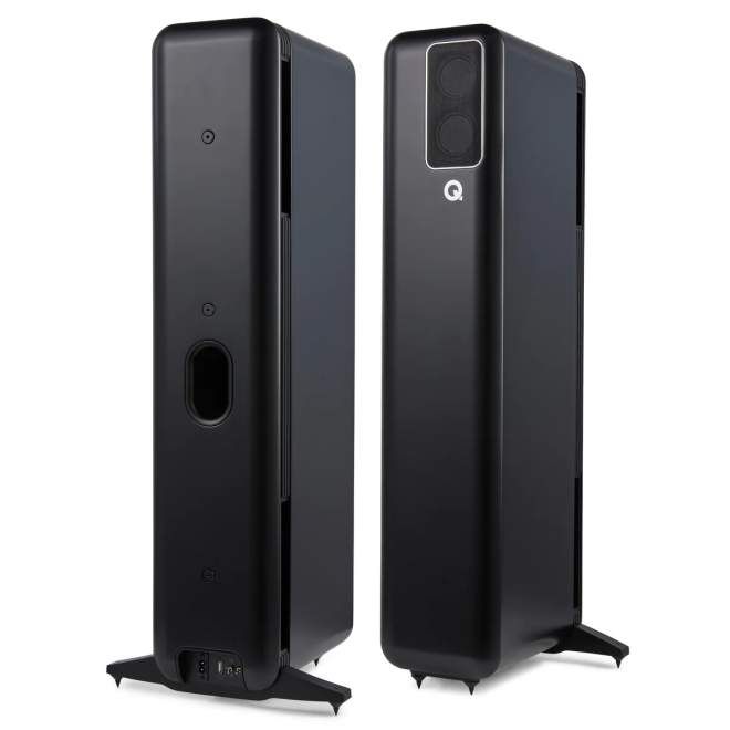 Q Acoustics Q Active 400 Wireless Hi-Fi Speaker - Black (Left Channel)