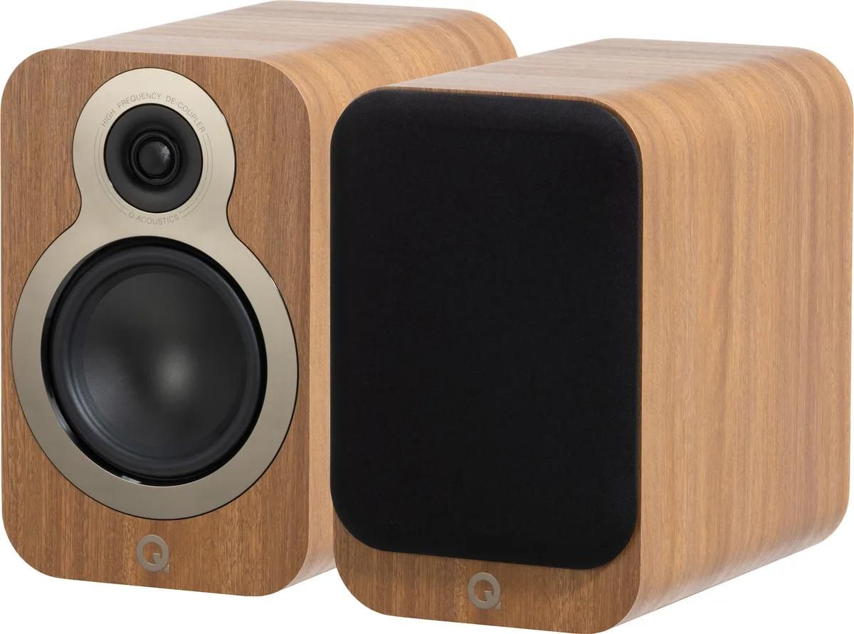 Q Acoustics 3030C Bookshelf Speaker - Light Oak