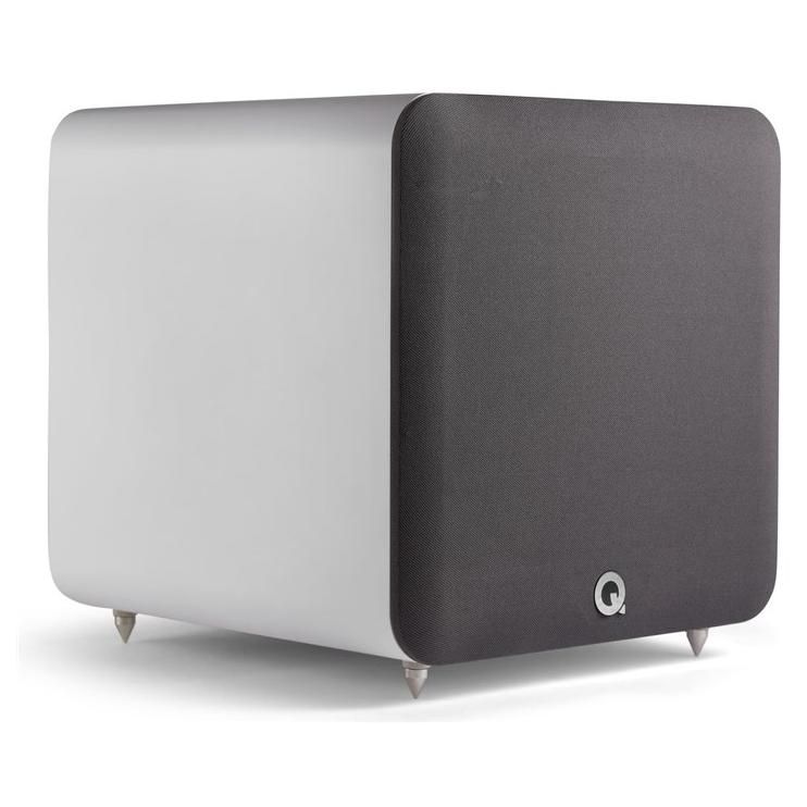 Q Acoustics Q SUB100 Active Subwoofer - 25cm Speaker, 250W RMS, White Mat Finish