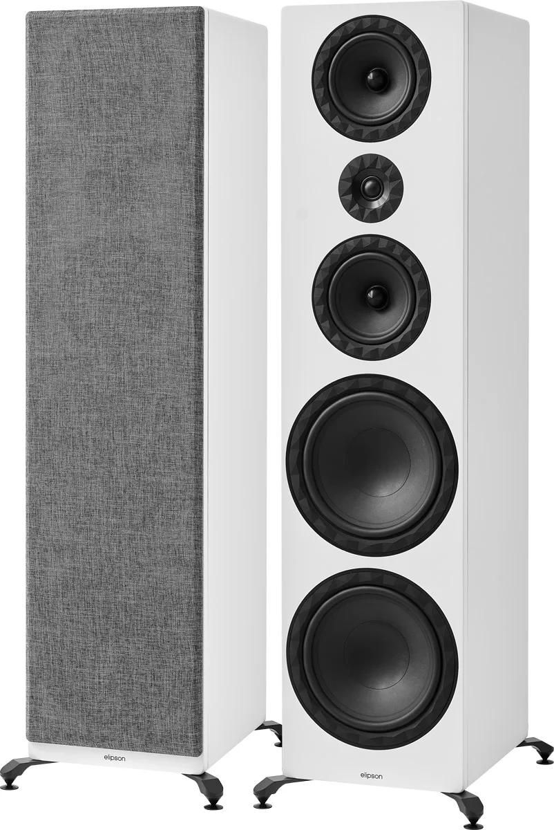 Elipson Prestige Facet II 34F Column Speaker, White Mat