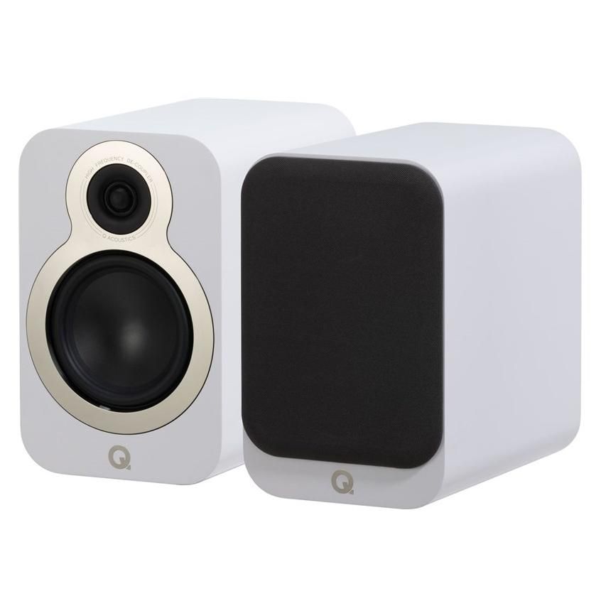 Q Acoustics 3030C Bookcase Speaker - White Matte