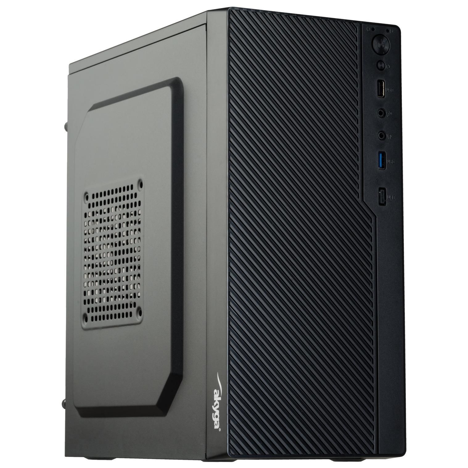 Akyga AK36BK Micro Tower PC - Black