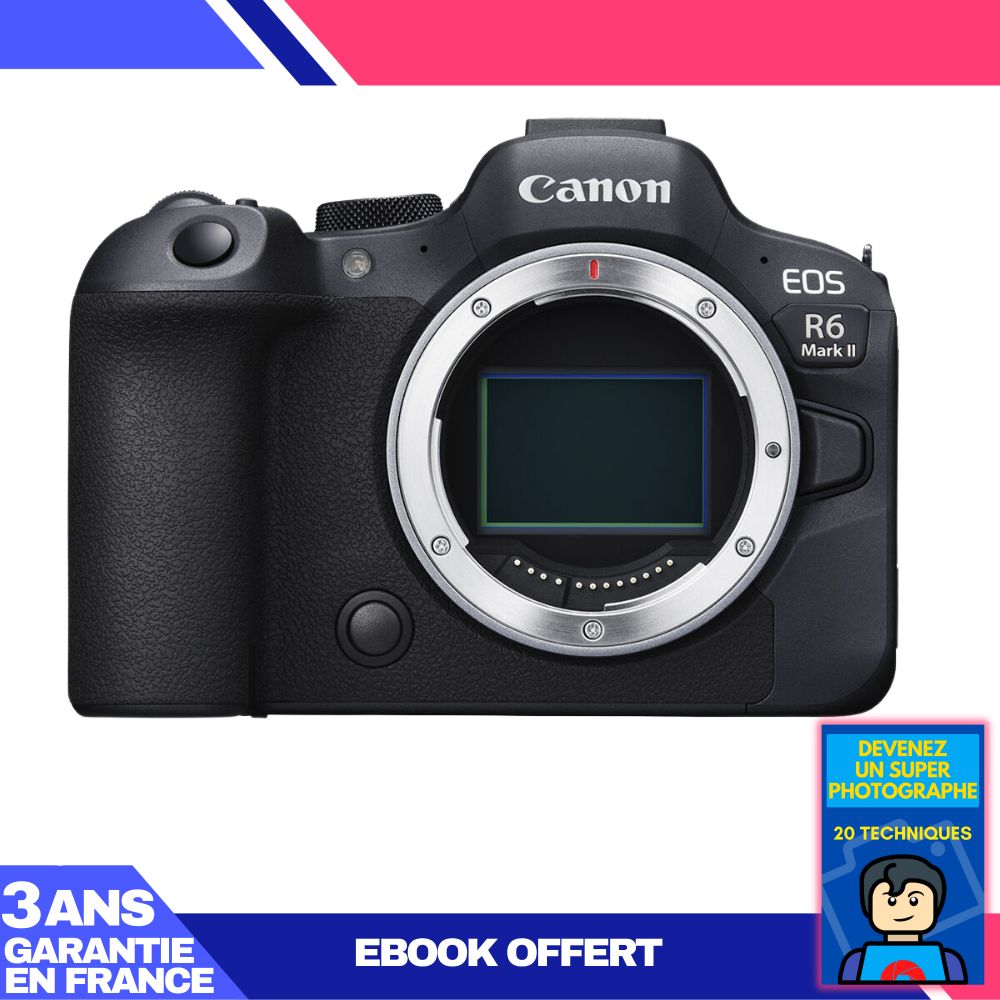 Cámara Canon EOS R6 Mark II + ebook 'Conviértase en un fotógrafo super'