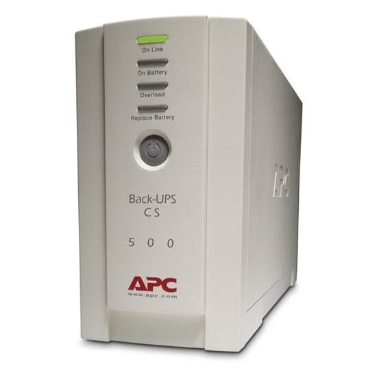 APC Back-UPS CS 500 - Onduleur - CA 230 V - 300 watt - 500 VA - RS-232, USB - connecteurs de sortie : 4 - beige
